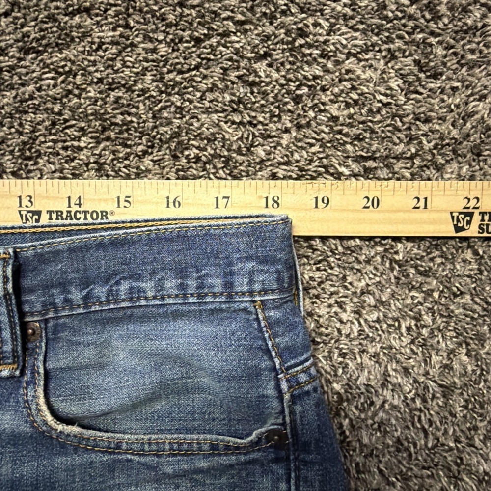 Levis 569 Jeans Mens 34x32 (Fits 36x30) Blue Loose Fit Classic Baggy Faded - Picture 9 of 9